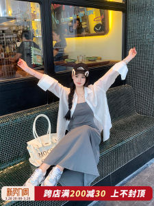 LingLai Womens Loose Long Sleeve Silk Shirt Asymmetrical Hemline Summer Sun Protection Korean Style Button up Casual Top