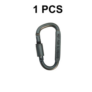 Aluminum Alloy D-Rings Locking Carabiner Backpack Clip with Spring Link Hooks for Outdoor Hiking Camping NOT for Climbing