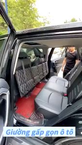[TẶNG GỐI] Đệm giường nằm ghế sau ô tô nệm đa năng xe hơi - chịu lực tốt Giường ô tô dạng treo loại gập gọn 6 tấm cao cấp hơn không cần bơm hơi cứng cáp dễ sử dụng