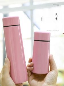 โปรโมชั่นสแตนเลส 304 < Ne1> ถ้วยน้ํามินิถ้วยชาของขวัญสําหรับผู้ชายผู้หญิงเด็กนักเรียนพกพาความสะดวกสบายถ้วยความร้อน