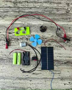 EDUCATIONAL DIY FAN AND LIGHT KIT BATTERY AND SOLAR
