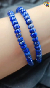 Super Premium Grade Lapis Abacus Rondelle Bracelet