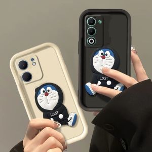 เคสโทรศัพท์ OPPO A5 OPPO A5X OPPOA5 OPPOA5X 4G 5G ดีไซน์ใหม่เคสโทรศัพท์น่ารักลายการ์ตูนโดราเอมอน3D ตุ๊กตาป้องกันเลนส์ซิลิโคนเคสนิ่มพร้อมสายคล้อง2025