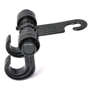 HEADREST HOOK HANGER Car Seat Dual Hooks Sundry Hanger Universal Car Alat Gantung Tempat Duduk Kereta Pemegang