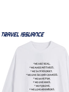 Áo Thun Dài Tay Dáng Rộng Cổ Tròn Thường Ngày Cho Cặp Đôi Mùa Thu Thoáng Khí Thoải Mái Thường Ngày Áo Thun Cotton Phong Cách Đường Phố