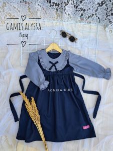 AGNIKA - Gamis Alyssa 0 bulan - 5 tahun ( 100% Realpict )