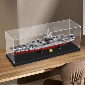 โมเดลเรือยนต์อะคริลิกสำหรับจัดแสดงและเก็บรักษา M38-B1188 Fujian Aircraft Carrier 003 ป้องกันฝุ่น
