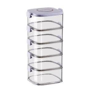 High End Kitchen Spice Storage Box Food Grade Sealable Container Home Use Cooking Utensil Large Spice Storage Jar