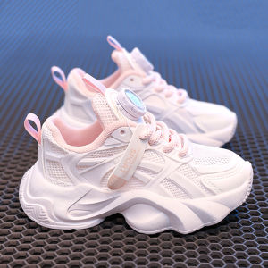 Breathable Soft-soled Kids Athletic Mesh Shoes