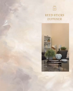 THE SCENTED STORY - CELESTIAL ROSE - SCENTED REED DIFFUSER - 120ML