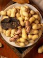 Double Happiness Crown Peony Peanuts Snacks Leisure Wedding Guest Catering Thin Shell Meaty Baked Chinese Tradition Nuts. 
