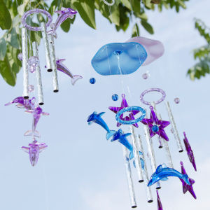Creative Imitation Crystal Wind Chime Fresh Pendant for Boys and Girls Birthday Gift Japanese Style Bedroom and Room Decoration Door Ornaments