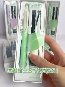 HERO | Bút Máy Có Thể Thu Vào Hero Green Scenery Series 1356 Với Ngòi Ẩn Hộp Mực Có Thể Thay Thế Sử Dụng Kép Để Viết