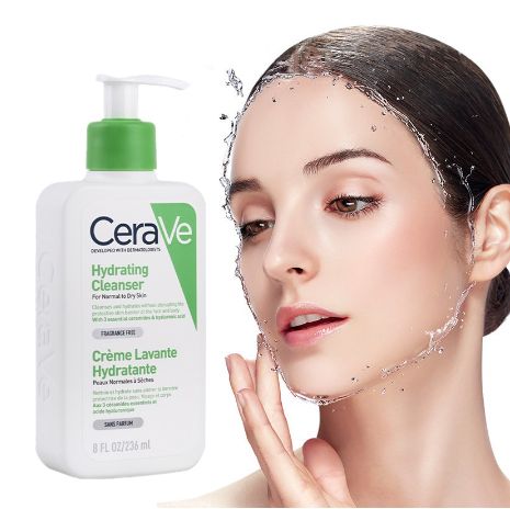 CeraVe Hydrating Facial Cleanser Moisturizing Non-drying Non-Foaming ...
