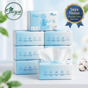 SUYA Baby Facial Tissue Paper Towel (8pcs) 4 Ply