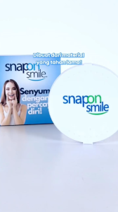 Snap On Smile 100% Original Gigi Palsu Atas Bawah Instan Gigi Palsu Silikon Authentic Pemutih Gigi