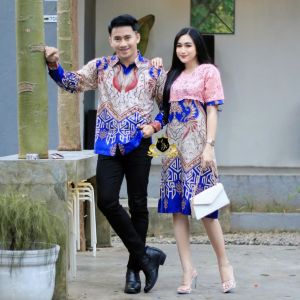 Couple Batik Brokat Best Seller New Motif 2023 / Sarimbit Batik / Baju kapel /Atasan / Dress / Tunik / Murah / Keluarga Batik / Set batikBatik keluarga / Couple bapak ibu /sarimbit lengkap / Gamis jumbo / kemeja / set family / hem anak