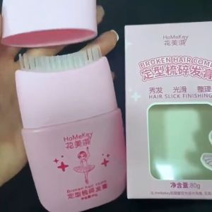 Hair Styling Stick Solid Women And Kids Broken Hair Shaping Wax Aloe Vera Sakura Extract Hair Care Shaping Hair Gel with Styling Comb Hair Wax Stick Fast Styling Hair Wax Gel for Children Adults