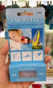 Ear Putty ที่อุดหูกันเสียงแบบซิลิโคน  กันเสียงกรน กันนำ้ ใส่ว่ายน้ำได้ 1 คู่ [ สินค้าคุณภาพดี ราคาถูก ]