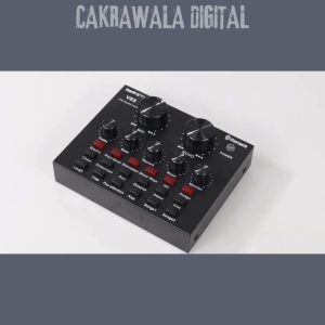 PROMO TaffSTUDIO Soundcard V8S Bluetooth Audio USB External Live Broadcast Mic