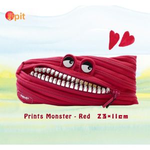 Zipit | Monster Teeth Design Zip Pen Case