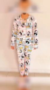 sale พร้อมส่ง ชุดนอน 18 ลาย ชุดนอนลายการ์ตูน เสื้อแขนยาว-กางเกงขายาว ผ้าคอตตอน เสื้อกางเกงนอน SYCC