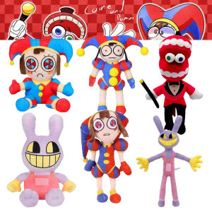 Bandai | New Game Doll Plush The Amazing Digital Circus Cute Plush Toys Pomni and Jax Plushie Cartoon 6Styles Stuffed Dolls Toy Gifts