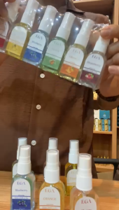 Parfum Body spray deodoran fruit series 30ml dapat 6 botol fresh / parfum badan wangi buah fresh