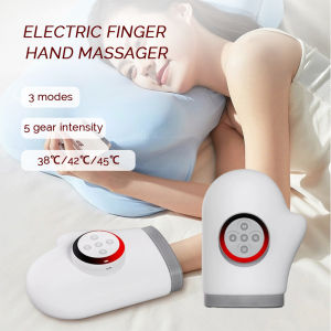 Foreverlily | Electric Hand Massager Wireless Airbag Finger Massager Warm Compress Kneading Hand Massage Machine Relax Hands masajeador
