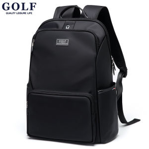 GOLF QUALITY Mens Trendy Stylist Notebook Backpack Fashionable Casual Travel Business Laptop Bag Large Capacity Backpack Double Shoulder Computer Bag Oxford Cloth