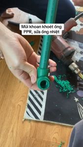 Bộ Mũi khoan 3 CẠNH/XOẮN sửa ống nước PPR ống nhiệt bị gãy dùng cho ống đường kính 20mm 25mm 32mm2 - 3 CẠNH