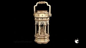 Mô hình Hộp nhạc Victorian Lantern Mechanical Music Box AMK61