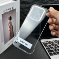 Ultra-Thin Transparent Xiaomi 15s pro Phone Case Men's Women's No-Border Anti-Fall Simple Business High-Pass Protection Cover. 