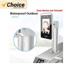 Aluminum Turnstile Bracket for Face Recognition Access Control System Adjustable Stand Holder for Facial Recognition Machine