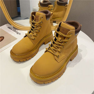 TOFASHIONS water proof Fashion Boots for Women shoes ladies Korean Style Martin Boots Women Fashion Black Shoes for Women Short Boots New Female Kasut Boots Perempuan