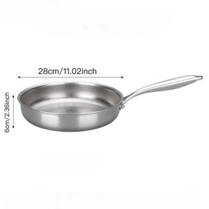 Titanium Peacock Pattern Frying Pan Non-stick Titanium Crystal Coating Zero Coating Suitable for All Stovetops Dishwasher Safe