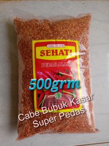 CABE BUBUK GILING KASAR (Aroma Daun Jeruk) EXTRA PEDAS ALAMI 500gr