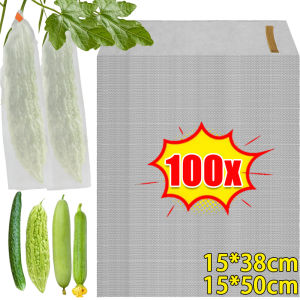 100pcs Thickened Non-woven Fruit Protection Bags / Garden Greenhouse Planting Pocket / Anti Insect Fly Netting Cover / for Tomato Mango Trees Veggies