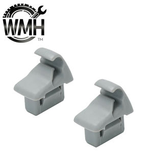 2Pcs Gray Car Sun Visor Hook Clips MR654343 7620A806HA for Mitsubishi ASX Outlander Lancer EVO Sportback