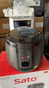 Sato Nồi Cơm Điện Lòng Niêu 1.8L SATO 18F058.N - Nấu Cơm Ngon Như Niêu Đất - Bảo Hành 12 Tháng - Hàng Chính Hãng