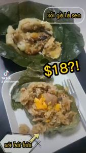 Xôi gà lá sen - set 5 cái