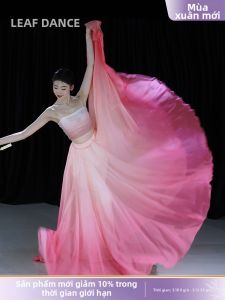 LEAF DANCE | Trang Phục Múa Đầm Voan Dây Đai Gradient
