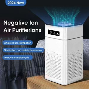 Portable Negative Ion Air Cleaner Desktop Air Purifier Air Purification Machine With HEPA Filter Second-hand Smoke Odor Remover