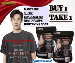 MARYBEBZ SUPER CHARCOAL WITH NIACINAMIDE WHITENING SOAP SUPER EFFECTIVE 💯