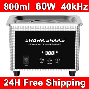 Ultrasonic Cleaner 800ml Ultrasound Glasses Cleaner 40KHZ High Frequency Ultrasonic Washing Bath for Jewelry Glasses Cleaning 35W/60W