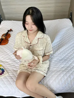 Bộ mặc nhà xô muslin .36-75kg .vải sợi tre .mềm.mịn. Thoáng .an toàn cho da