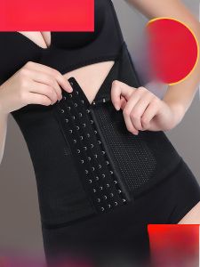 Postpartum Abdominal Binder Womens Strong Shaping Waist Trainer Slimming Body Shaper Sculpting Tool Breathable Polyester Elastic Fiber