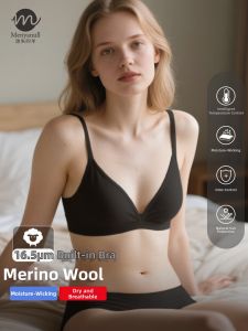 Menyanull | Merino Wool Sports Fitness Breathable Deodorizing Bra