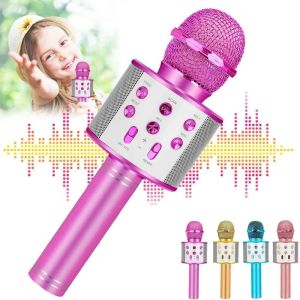Đồ Chơi Thú Vị Cho 4-15 Tuổi Bé Gái cầm Tay Micro Hát Karaoke Cho Trẻ Em Quà Tặng Sinh Nhật Cho 8 9 10 11 Tuổi Bé Trai Bé Gái