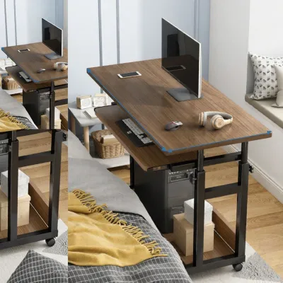 JUNLEGUANG | Bàn Di Động Có Bánh Xe Điều Chỉnh Được